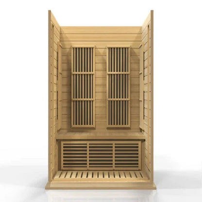 Maxxus 2 Person Low EMF MX-K206-01 FAR Infrared Sauna - Canadian Hemlock