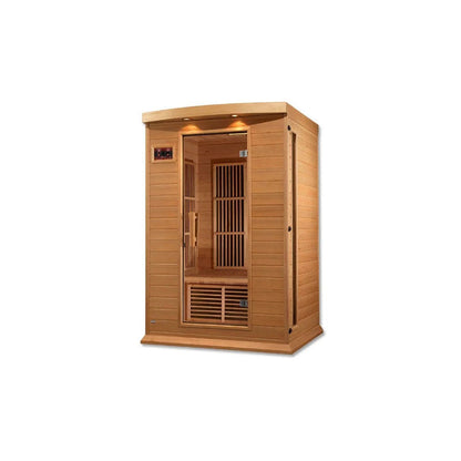 Maxxus 2 Person Low EMF MX-K206-01 FAR Infrared Sauna - Canadian Hemlock