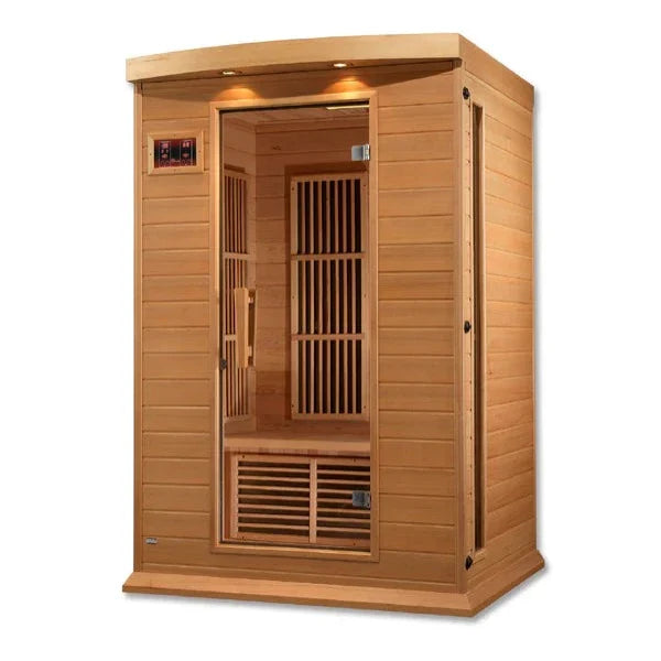 Maxxus 2 Person Low EMF MX-K206-01 FAR Infrared Sauna - Canadian Hemlock