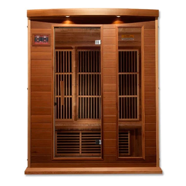 Golden Designs Maxxus Montilemar Edition 3 Person Near Zero EMF FAR Infrared Sauna