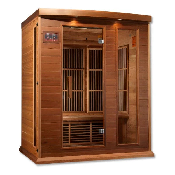 Golden Designs Maxxus Montilemar Edition 3 Person Near Zero EMF FAR Infrared Sauna