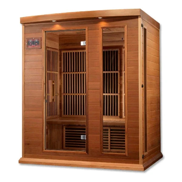 Golden Designs Maxxus Montilemar Edition 3 Person Near Zero EMF FAR Infrared Sauna