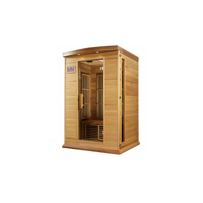 Maxxus Cholet Edition 2 Person Near Zero EMF FAR Infrared Sauna - Canadian Red Cedar