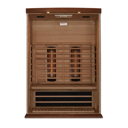 Golden Designs Maxxus 2 Person Full Spectrum Infrared Sauna - Canadian Red Cedar