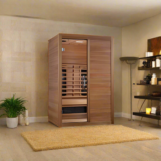 Golden Designs S-Line MX-S206-01 Maxxus 2 Person Full Spectrum Infrared Sauna