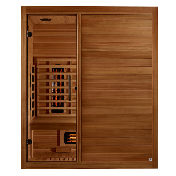 Golden Designs S-Line MX-S306-01 Maxxus 3 Person Full Spectrum Infrared Sauna