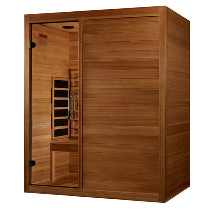 Golden Designs S-Line MX-S306-01 Maxxus 3 Person Full Spectrum Infrared Sauna