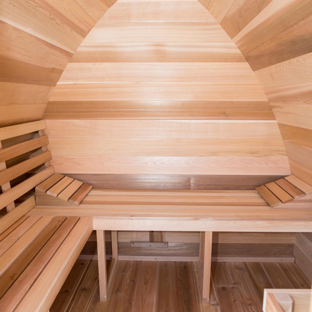 Dundalk Leisure Knotty Cedar Mini Pod Sauna