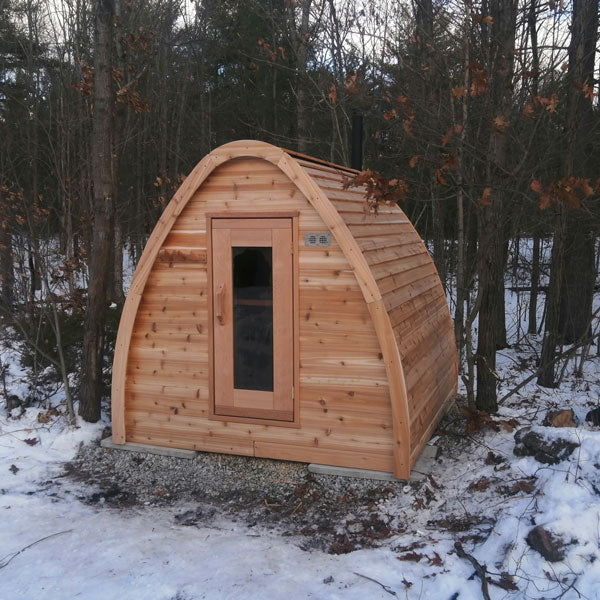 Dundalk Leisure Knotty Cedar Mini Pod Sauna