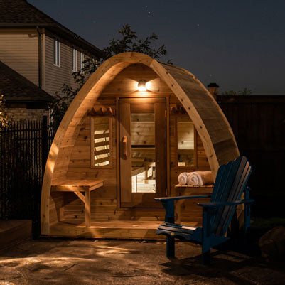 Dundalk Leisure Knotty Cedar Mini Pod Sauna