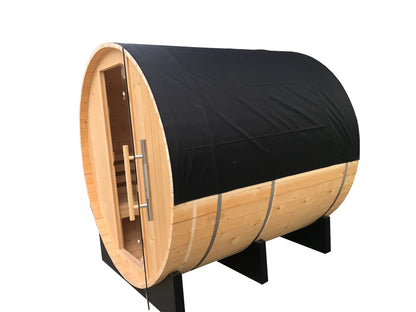 Golden Designs Arosa 4 Person Traditional Barrel Sauna - Pacific Cedar