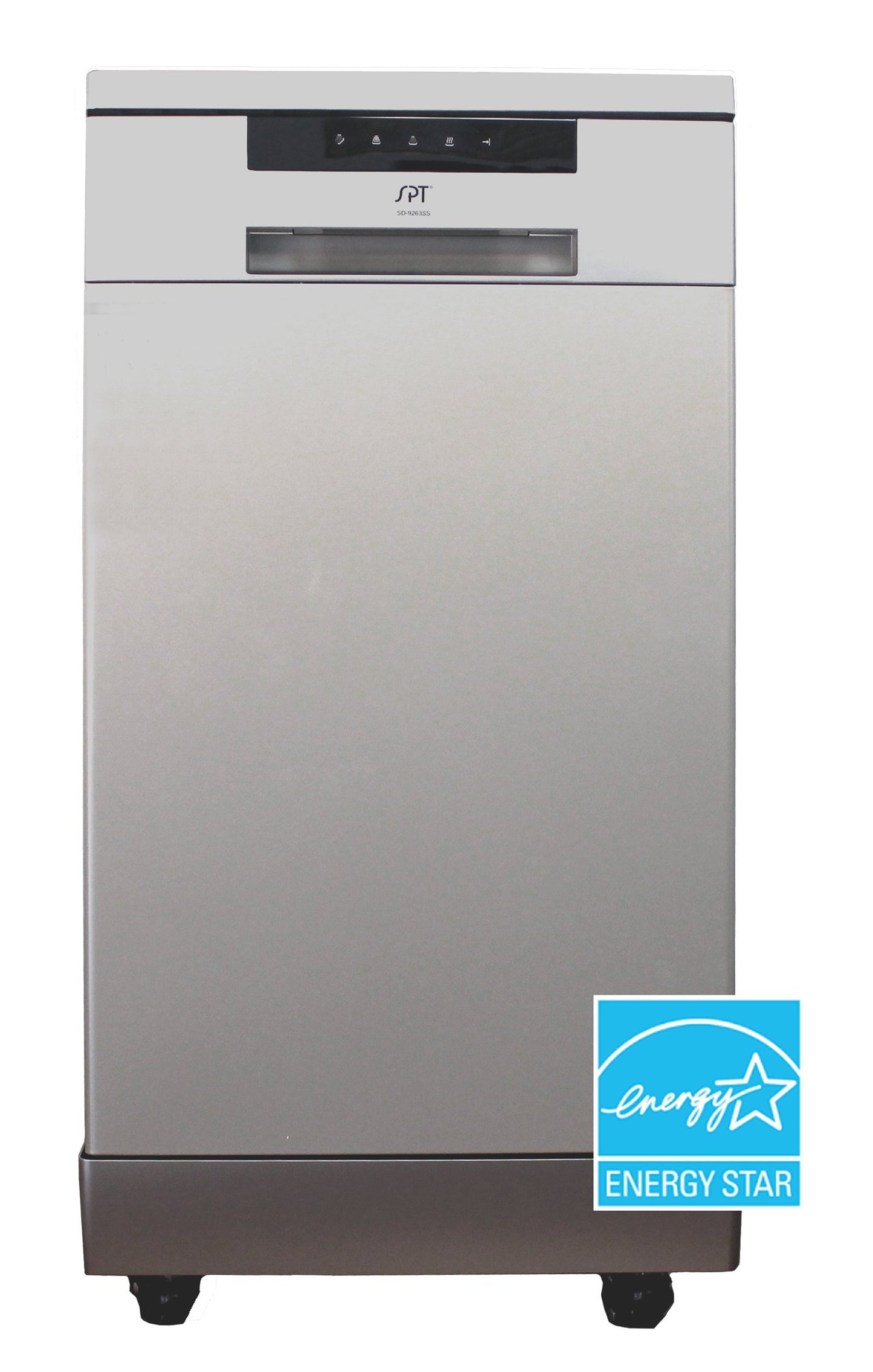 SD-9263SS: 18″ Portable Dishwasher with ENERGY STAR – Stainless Steel