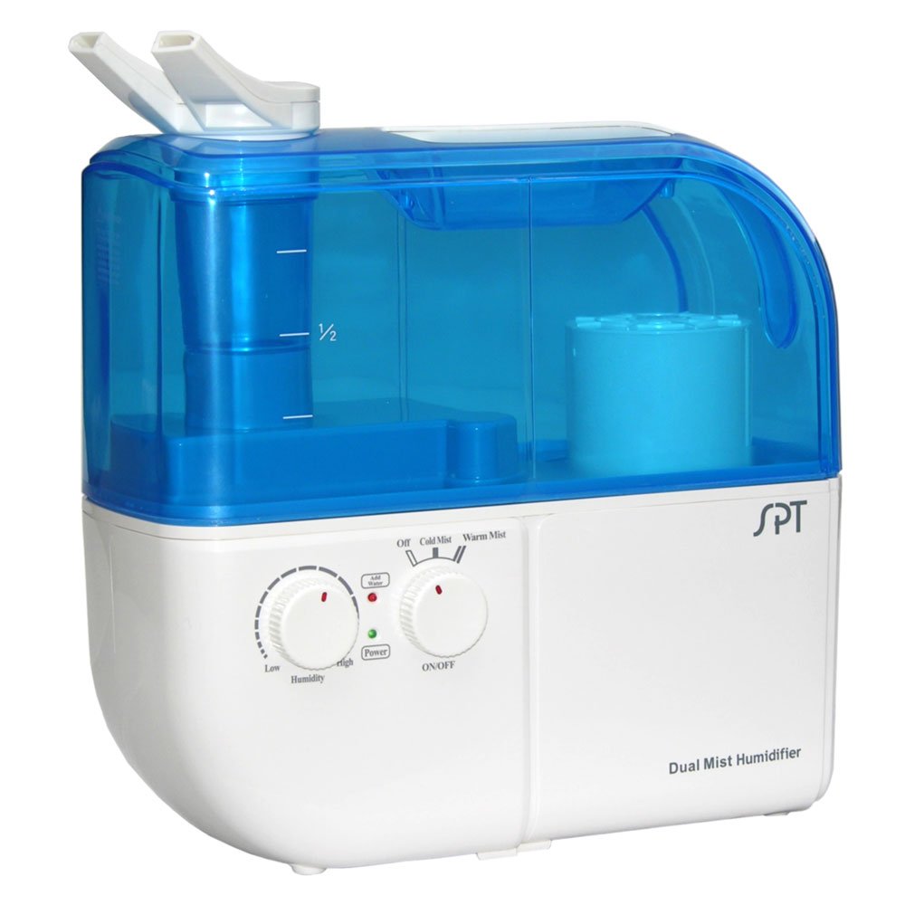 SU-4010: Dual Mist Humidifier with ION Exchange Filter [Blue]