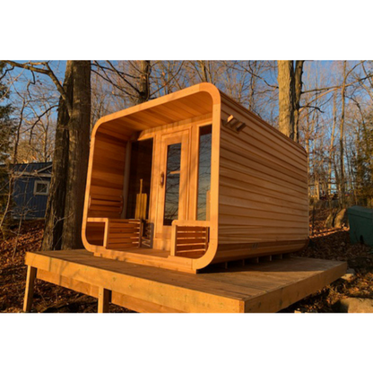 Dundalk LeisureCraft Clear Cedar Outdoor Luna Sauna