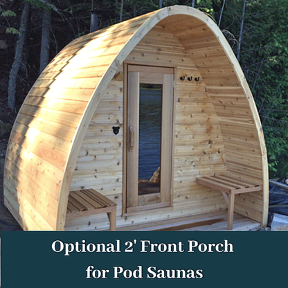 Dundalk LeisureCraft Clear Cedar POD Sauna