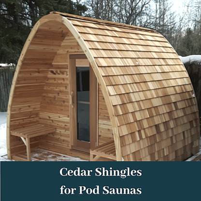 Dundalk LeisureCraft Clear Cedar POD Sauna