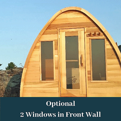 Dundalk LeisureCraft Clear Cedar POD Sauna