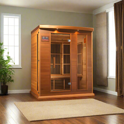 Maxxus Low EMF MX-K306-01 FAR Infrared Sauna - Canadian Red Cedar