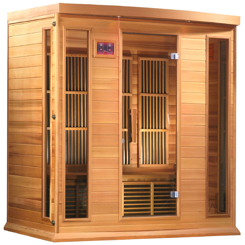 Maxxus Low EMF MX-K406-01 FAR Infrared Sauna - Canadian Red Cedar