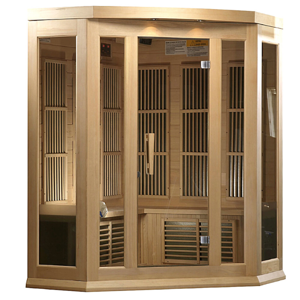 Maxxus Low EMF MX-K356-01 FAR Infrared Sauna - Canadian Hemlock