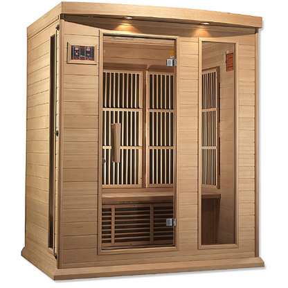 Maxxus Low EMF MX-K306-01  FAR Infrared Sauna - Canadian Hemlock