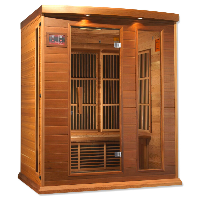 Maxxus Low EMF MX-K306-01 FAR Infrared Sauna - Canadian Red Cedar