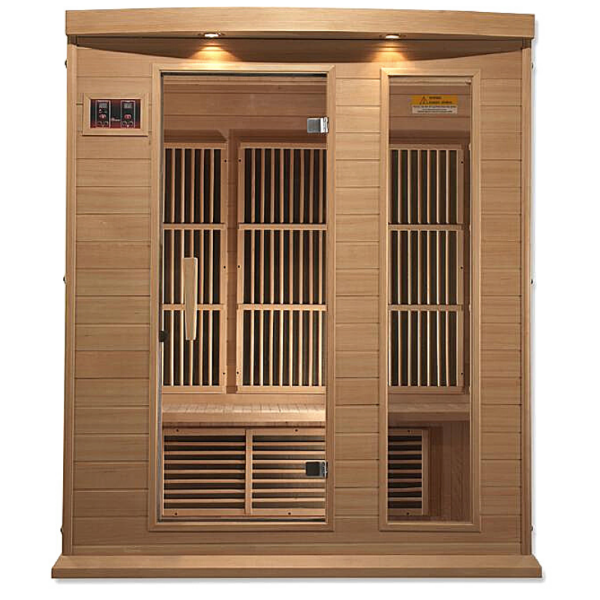 Maxxus Low EMF MX-K306-01  FAR Infrared Sauna - Canadian Hemlock