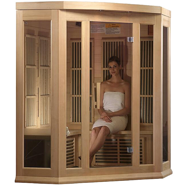 Maxxus Low EMF MX-K356-01 FAR Infrared Sauna - Canadian Hemlock