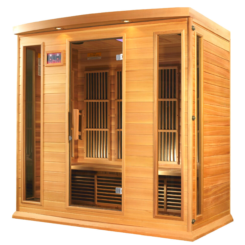 Maxxus Low EMF MX-K406-01 FAR Infrared Sauna - Canadian Red Cedar