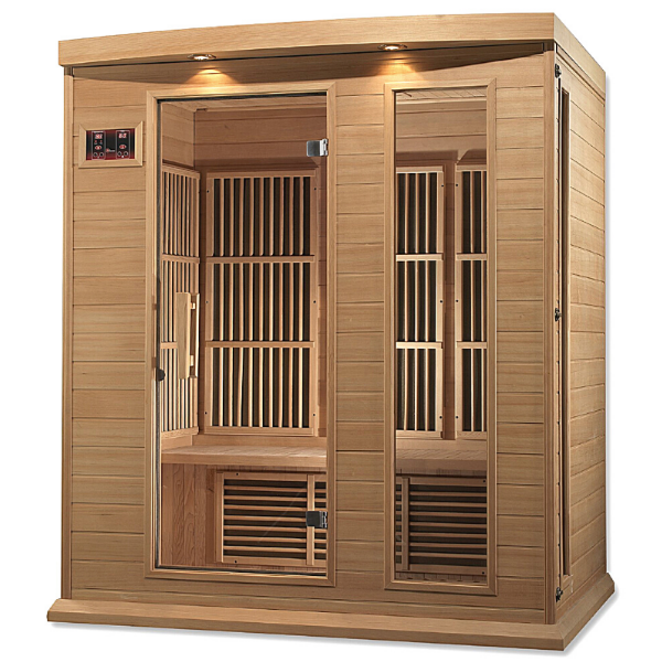 Maxxus Low EMF MX-K306-01  FAR Infrared Sauna - Canadian Hemlock