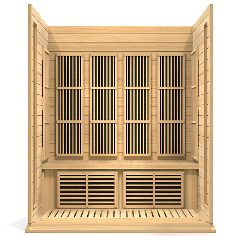 Maxxus Low EMF MX-K406-01 FAR Infrared Sauna with Canadian Hemlock