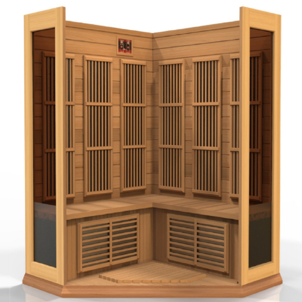 Maxxus Low EMF MX-K356-01 FAR Infrared Sauna - Canadian Red Cedar