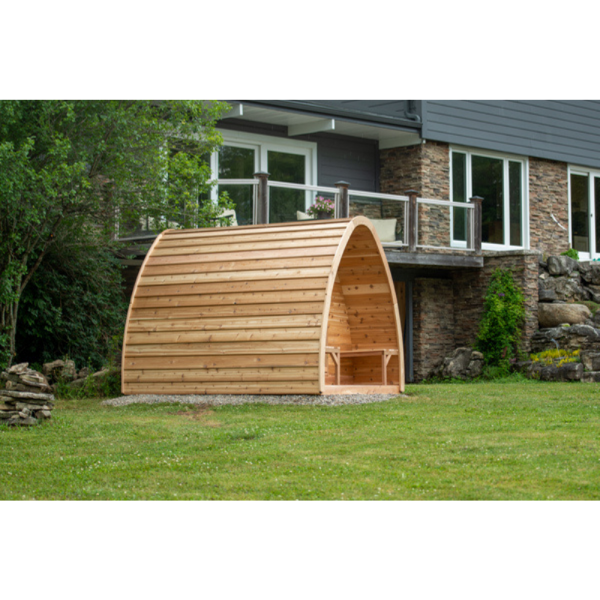 Dundalk LeisureCraft Clear Cedar Mini POD 3-4 Person Sauna