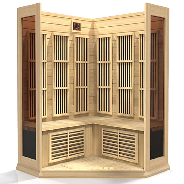 Maxxus Low EMF MX-K356-01 FAR Infrared Sauna - Canadian Hemlock