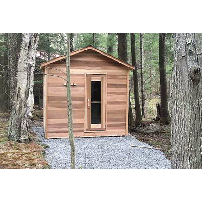 Dundalk LeisureCraft Clear Cedar Electric Heated Outdoor Cabin Sauna