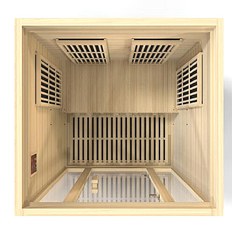 Maxxus Seattle 2-Person Low EMF FAR Infrared Sauna - Canadian Hemlock