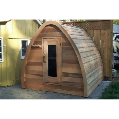 Dundalk LeisureCraft Clear Cedar Mini POD 3-4 Person Sauna