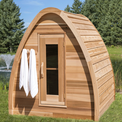 Dundalk LeisureCraft Clear Cedar Mini POD 3-4 Person Sauna