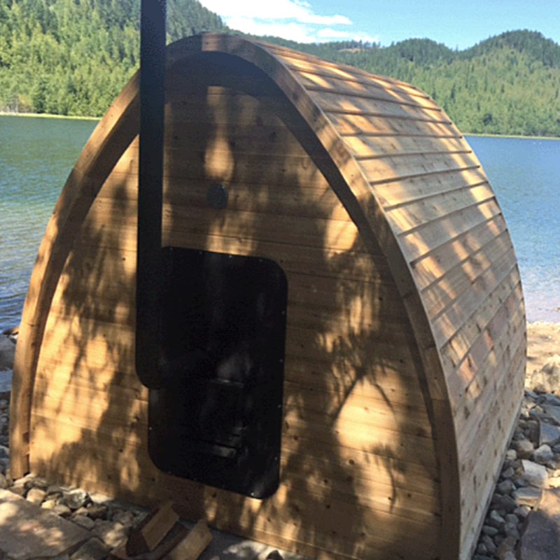 Dundalk LeisureCraft Clear Cedar POD Sauna