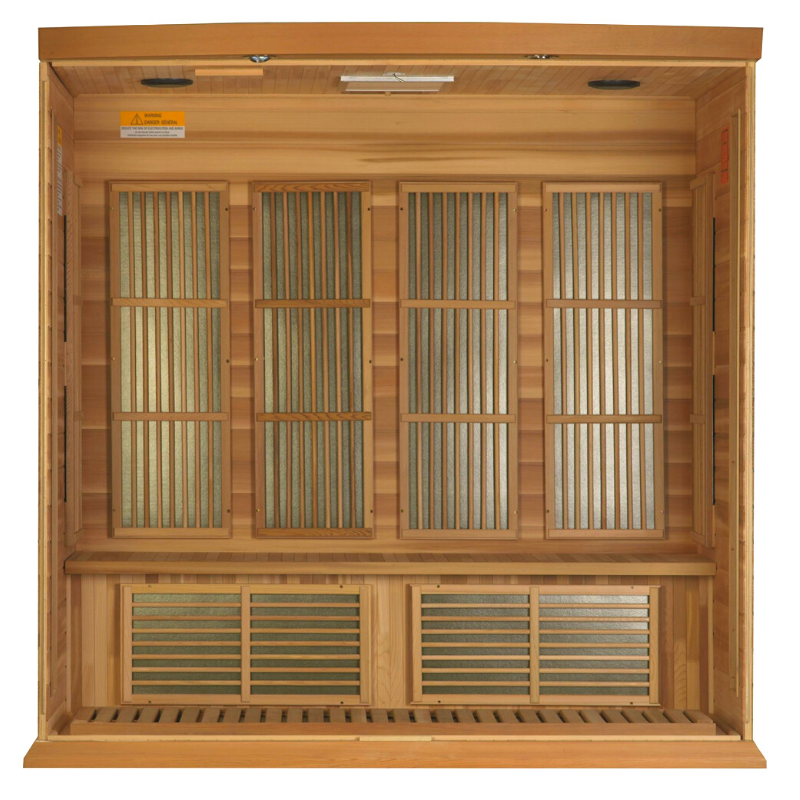 Golden Designs Maxxus Montilemar Edition 4 Person Near Zero EMF FAR Infrared Sauna