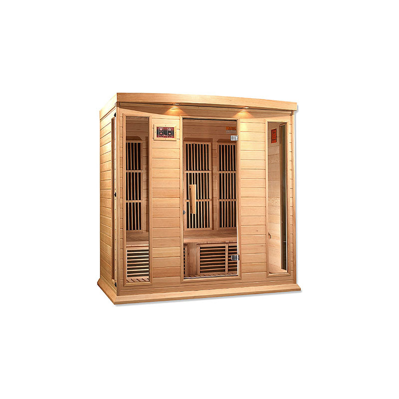 Maxxus Low EMF MX-K406-01 FAR Infrared Sauna with Canadian Hemlock