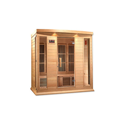 Maxxus Low EMF MX-K406-01 FAR Infrared Sauna with Canadian Hemlock