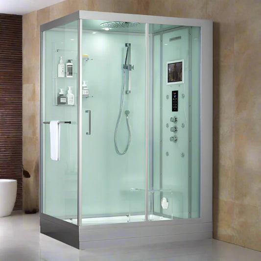 Maya Bath Anzio Platinum Freestanding Steam Shower