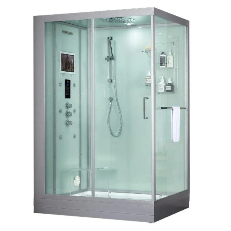 Maya Bath Anzio Platinum Freestanding Steam Shower