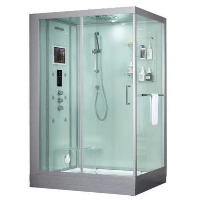 Maya Bath Anzio Platinum Freestanding Steam Shower