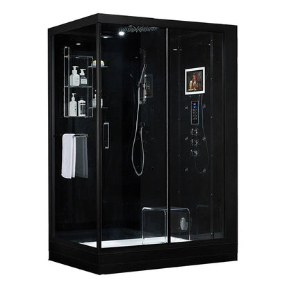 Maya Bath Anzio Platinum Freestanding Steam Shower