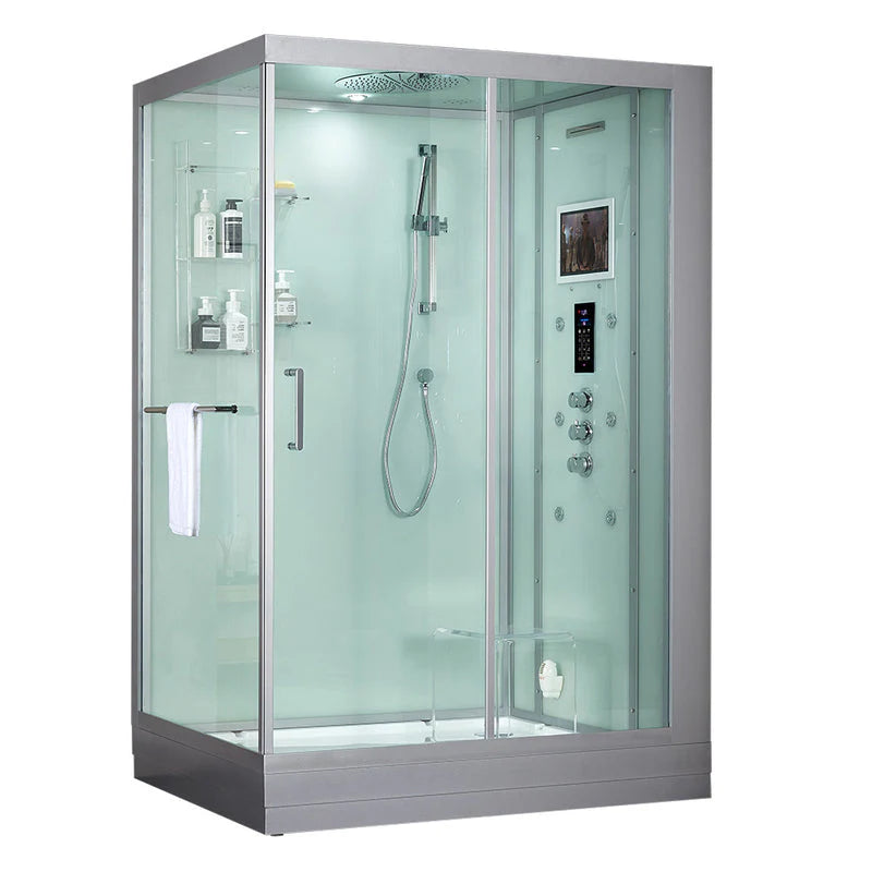 Maya Bath Anzio Platinum Freestanding Steam Shower