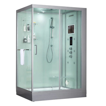 Maya Bath Anzio Platinum Freestanding Steam Shower