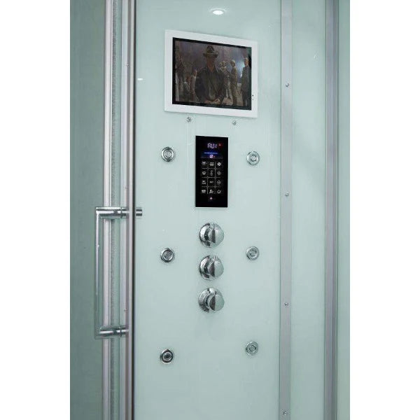 Maya Bath Anzio Platinum Freestanding Steam Shower