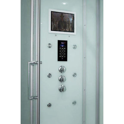 Maya Bath Anzio Platinum Freestanding Steam Shower